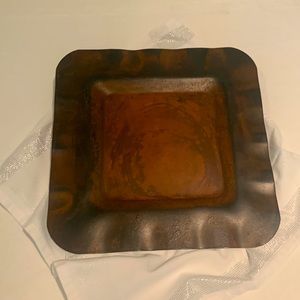 Vintage 90’s Jan Barboglio Hand Wrought Iron Serving Tray. RARE.